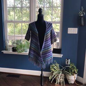 Handmade Boho Crocheted Jacket